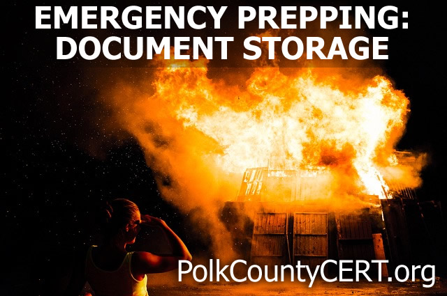 Emergency Prepping: Emergency Document Storage